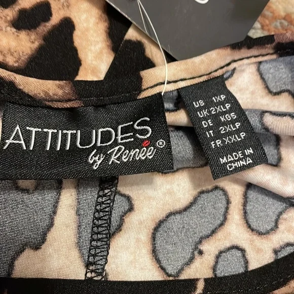 Attitudes by Renée Leopard Print Dress - Picture 6 of 7